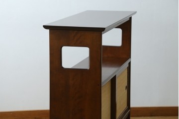 中古　松本民芸家具　#221型　上質な和の空間を演出するくず布茶タンス　定価約37万4千円　(R-073490)