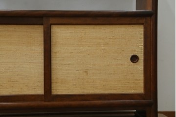 中古　松本民芸家具　#221型　上質な和の空間を演出するくず布茶タンス　定価約37万4千円　(R-073490)