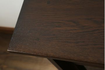 中古　美品!!　ナラ材　モダンな雰囲気が魅力的な水屋箪笥サイドボード(食器棚、収納棚、戸棚、サイドキャビネット)(R-073503)