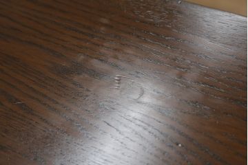 中古　美品!!　ナラ材　モダンな雰囲気が魅力的な水屋箪笥サイドボード(食器棚、収納棚、戸棚、サイドキャビネット)(R-073503)