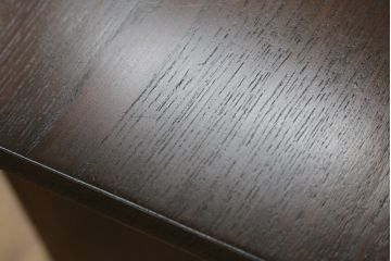 中古　美品!!　ナラ材　モダンな雰囲気が魅力的な水屋箪笥サイドボード(食器棚、収納棚、戸棚、サイドキャビネット)(R-073503)