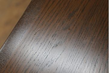 中古　美品!!　ナラ材　モダンな雰囲気が魅力的な水屋箪笥サイドボード(食器棚、収納棚、戸棚、サイドキャビネット)(R-073503)
