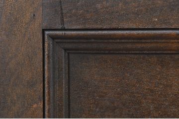 アメリカビンテージ　取っ手デザインが素敵!空間のアクセントになる大振りなドア1枚(扉、ガラス扉、ヴィンテージ、建具)(R-073506)