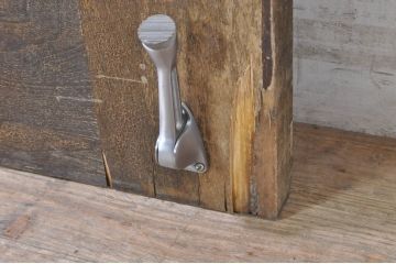 アメリカビンテージ　取っ手デザインが素敵!空間のアクセントになる大振りなドア1枚(扉、ガラス扉、ヴィンテージ、建具)(R-073506)