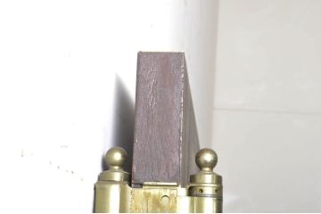 アメリカビンテージ　取っ手デザインが素敵!空間のアクセントになる大振りなドア1枚(扉、ガラス扉、ヴィンテージ、建具)(R-073506)