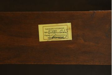 中古　美品　THEODORE ALEXANDER(セオドア・アレキサンダー)　オリエンタルな雰囲気漂うローテーブル(センターテーブル、リビングテーブル、英国)(R-073517)