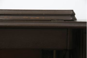 ジャンク品　SINGER(シンガー)社　お洒落なアンティークの空間を演出するミシンテーブル(シンガーミシン、ミシン台、足踏み、工業用ミシン、サイドテーブル、ディスプレイ)(R-073519)