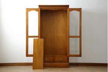 中古　横浜クラシック家具　ダニエル(daniel)　アーリーアメリカンシリーズ　A-208　温もりを感じる色合いとクラシカルな佇まいが魅力のブックケース　(R-073522)