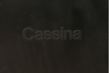 中古　Cassina(カッシーナ)　413　CAB(キャブ)　MARIO BELLINI(マリオベリーニ)　本革(レザー)　シンプルモダンな空間づくりに活躍するアームチェア(ダイニングチェア、椅子、イス)(定価約38万5千円)(R-073553)