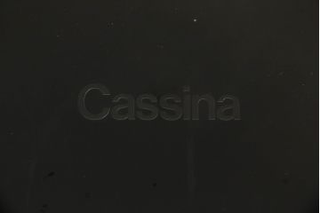 中古　Cassina(カッシーナ)　412　CAB(キャブ)　MARIO BELLINI(マリオベリーニ)　本革(レザー)　シンプルモダンな空間づくりに活躍するアームレスチェア(ダイニングチェア、椅子、イス)(定価約23万7千円)(R-073556)