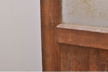 ビンテージ建具　どこか懐かしい雰囲気漂うガラス戸4枚セット(引き戸、ヴィンテージ)(R-073565)
