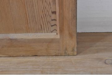 ビンテージ建具　どこか懐かしい雰囲気漂うガラス戸4枚セット(引き戸、ヴィンテージ)(R-073565)