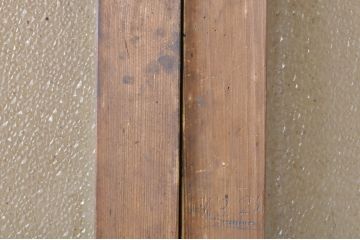 ビンテージ建具　どこか懐かしい雰囲気漂うガラス戸4枚セット(引き戸、ヴィンテージ)(R-073565)