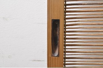 ビンテージ建具　涼しげな和の空間を演出する幅狭夏戸4枚セット(引き戸、簾戸、簀戸、葭戸、すど、夏障子、ヴィンテージ)(R-073566)