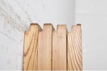 ビンテージ建具　涼しげな和の空間を演出する幅狭夏戸4枚セット(引き戸、簾戸、簀戸、葭戸、すど、夏障子、ヴィンテージ)(R-073566)