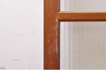 アンティーク建具　ノスタルジックな雰囲気漂うガラス戸3枚セット(引き戸)(R-073568)