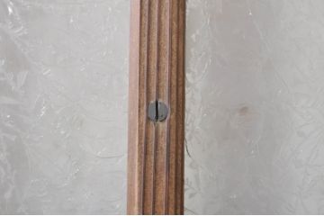 アンティーク建具　落ち着いた和の雰囲気を演出する組子入りガラス戸2枚セット(引き戸)(R-073570)
