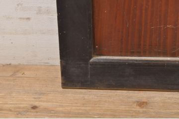 アンティーク建具　落ち着いた和の空間を演出する幅広帯戸2枚セット(引き戸、板戸)(R-073573)
