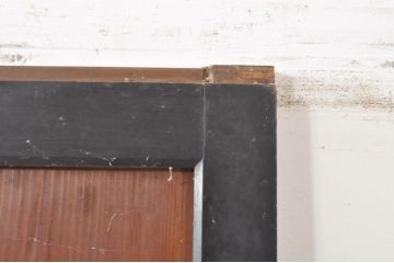 アンティーク建具　落ち着いた和の空間を演出する幅広帯戸2枚セット(引き戸、板戸)(R-073573)