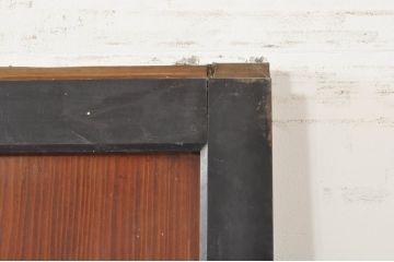アンティーク建具　落ち着いた和の空間を演出する幅広帯戸2枚セット(引き戸、板戸)(R-073574)