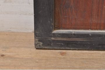 アンティーク建具　落ち着いた和の空間を演出する幅広帯戸2枚セット(引き戸、板戸)(R-073574)