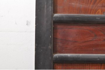 アンティーク建具　落ち着いた和の空間を演出する幅広帯戸2枚セット(引き戸、板戸)(R-073575)