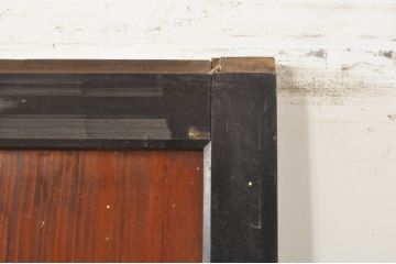 アンティーク建具　落ち着いた和の空間を演出する幅広帯戸2枚セット(引き戸、板戸)(R-073575)