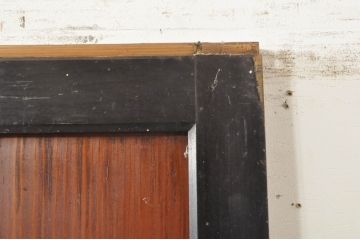 アンティーク建具　落ち着いた和の空間を演出する幅広帯戸2枚セット(引き戸、板戸)(R-073576)