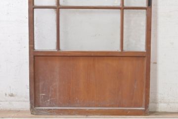 アンティーク建具　レトロな空間づくりにオススメのガラス戸1枚(引き戸)(R-073577)