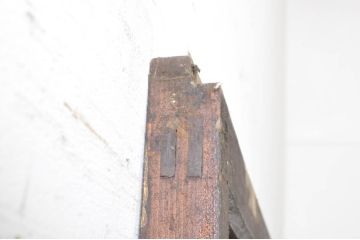 アンティーク建具　レトロな空間づくりにオススメのガラス戸1枚(引き戸)(R-073577)