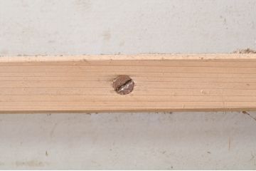 アンティーク建具　素朴な木味が魅力的なガラス窓2枚セット(引き戸、ガラス戸)(R-073578)