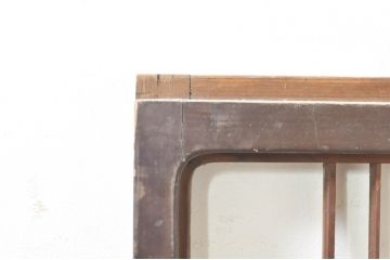 アンティーク建具　ひょうたんの繊細な意匠が趣溢れる障子窓2枚セット(引き戸、障子戸、窓)(R-073579)