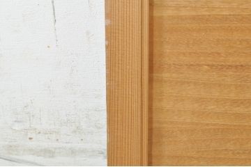 ビンテージ建具　華やかな菊のデザインが素敵な彫刻欄間1枚(明かり取り、明り取り、ヴィンテージ)(R-073581)