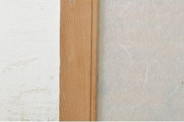 ビンテージ建具　華やかな菊のデザインが素敵な彫刻欄間1枚(明かり取り、明り取り、ヴィンテージ)(R-073581)
