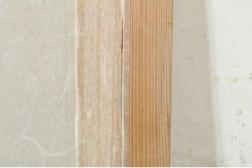 ビンテージ建具　華やかな菊のデザインが素敵な彫刻欄間1枚(明かり取り、明り取り、ヴィンテージ)(R-073581)