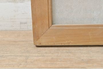 ビンテージ建具　華やかな菊のデザインが素敵な彫刻欄間1枚(明かり取り、明り取り、ヴィンテージ)(R-073581)