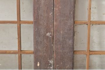 アンティーク建具　落ち着いた和モダンな空間づくりにおすすめの格子欄間2枚セット(明かり取り、明り取り)(R-073583)