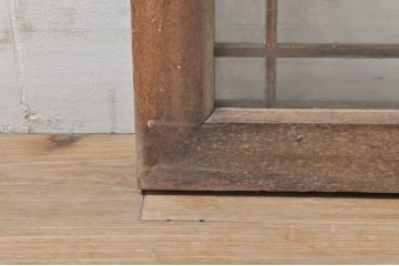 アンティーク建具　落ち着いた和モダンな空間づくりにおすすめの格子欄間2枚セット(明かり取り、明り取り)(R-073583)
