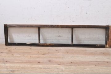 アンティーク建具　レトロな雰囲気を醸し出す欄間2枚セット(明り取り、明かり取り)(R-073584)