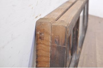 アンティーク建具　レトロな雰囲気を醸し出す欄間2枚セット(明り取り、明かり取り)(R-073584)