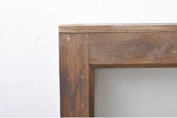 アンティーク建具　どこか懐かしい雰囲気を醸し出す明かり取り3枚セット(明り取り、ガラス欄間)(R-073585)