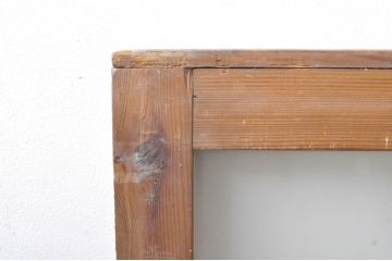 アンティーク建具　どこか懐かしい雰囲気を醸し出す明かり取り3枚セット(明り取り、ガラス欄間)(R-073585)