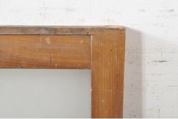 アンティーク建具　どこか懐かしい雰囲気を醸し出す明かり取り3枚セット(明り取り、ガラス欄間)(R-073585)