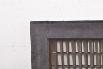 アンティーク建具　落ち着いた和の空間を演出する組子欄間1枚(明り取り、明かり取り、格子欄間)(R-073586)