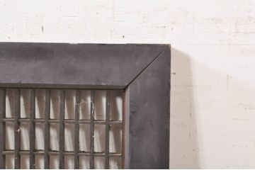 アンティーク建具　落ち着いた和の空間を演出する組子欄間1枚(明り取り、明かり取り、格子欄間)(R-073586)