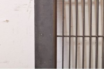 アンティーク建具　落ち着いた和の空間を演出する組子欄間1枚(明り取り、明かり取り、格子欄間)(R-073586)