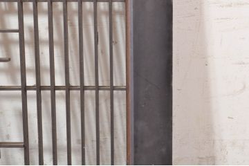アンティーク建具　落ち着いた和の空間を演出する組子欄間1枚(明り取り、明かり取り、格子欄間)(R-073586)