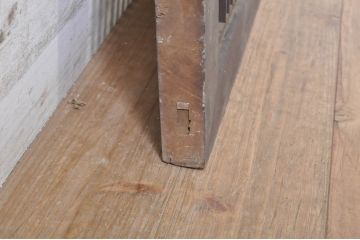 アンティーク建具　落ち着いた和の空間を演出する組子欄間1枚(明り取り、明かり取り、格子欄間)(R-073586)