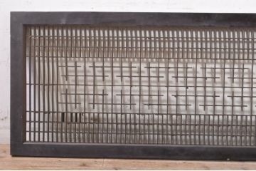 アンティーク建具　落ち着いた和の空間を演出する組子欄間1枚(明り取り、明かり取り、格子欄間)(R-073587)