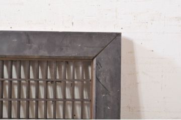 アンティーク建具　落ち着いた和の空間を演出する組子欄間1枚(明り取り、明かり取り、格子欄間)(R-073587)